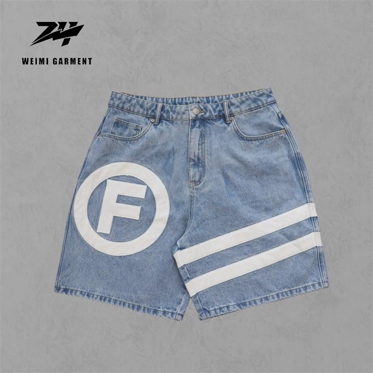 Appl Jeans Shorts With Customer Logo