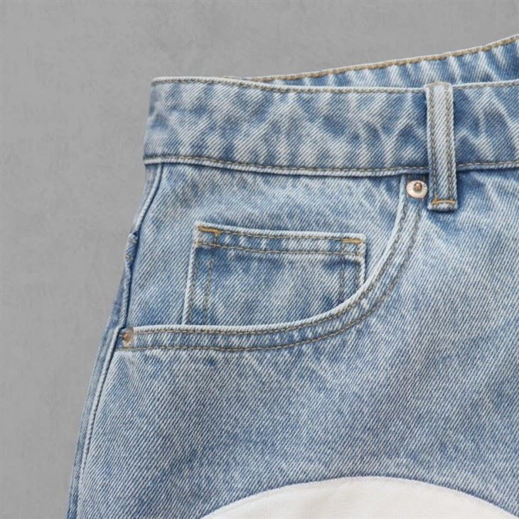 Appl Jeans Shorts With Customer Logo