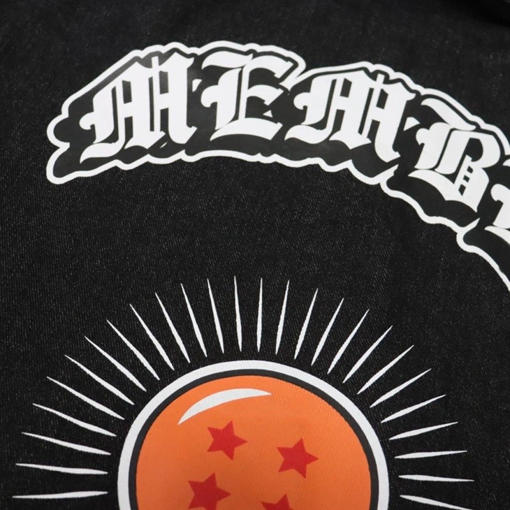 Complex Color Customer Logo Black Jacket