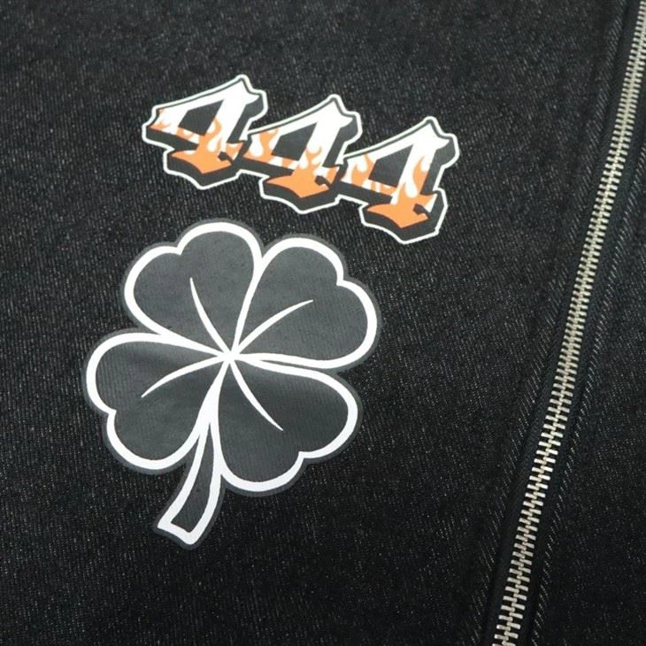 Complex Color Customer Logo Black Jacket