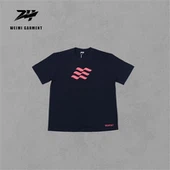 Kunden-T-Shirt mit Puff-Print und Ihrem Logo